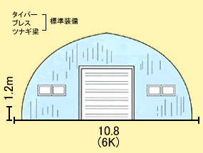 Ｌ型ハウス 間取り図