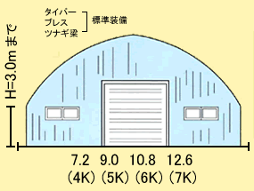 Ｌ型ハウス 間取り図